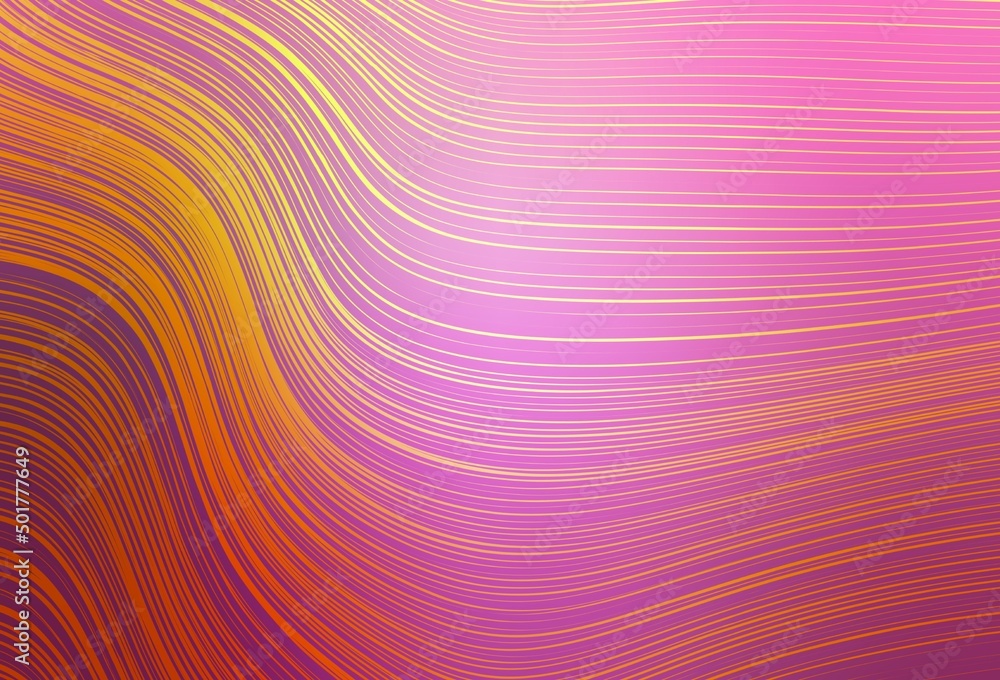 Obraz premium Light Pink vector glossy abstract layout.
