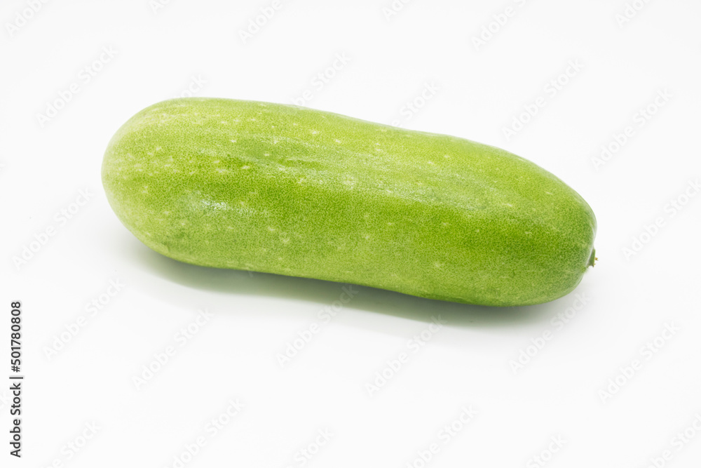 Mini wax gourd on white background Mini wax gourd on white background