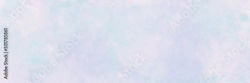 Watercolor background heaven painting in pastel purple blue violet white soft colors with painted watercolor wash white texture. Fantasy wallpaper. Funny kids dream paint design	