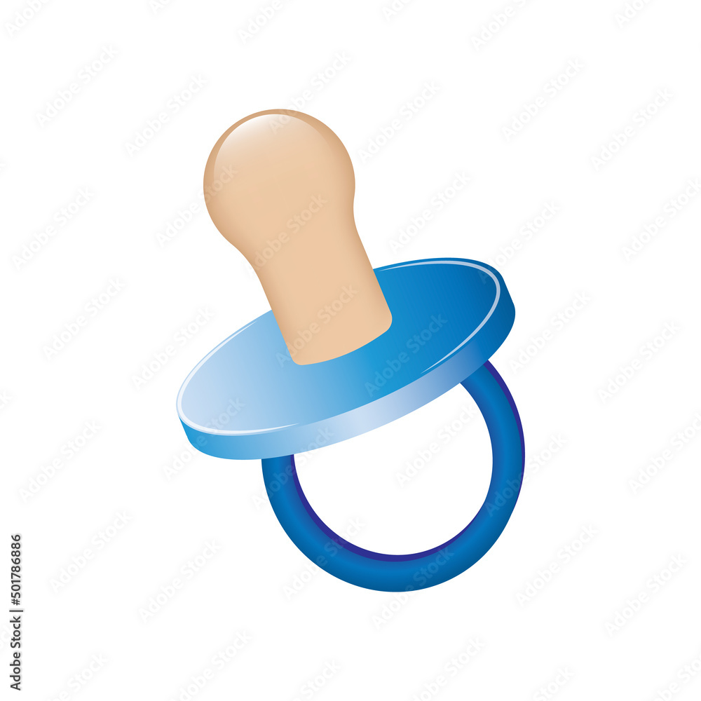 Vector illustration of baby pacifier