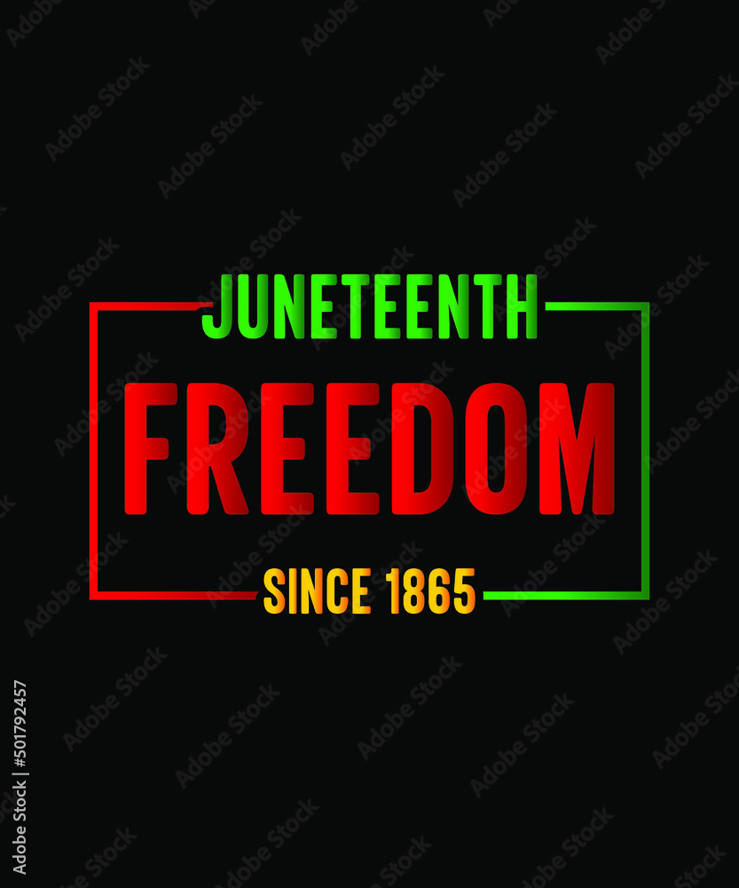 Juneteenth 1865 american black people freedom day logo t-shirt design Juneteenth 1865 american black people freedom day logo t-shirt design