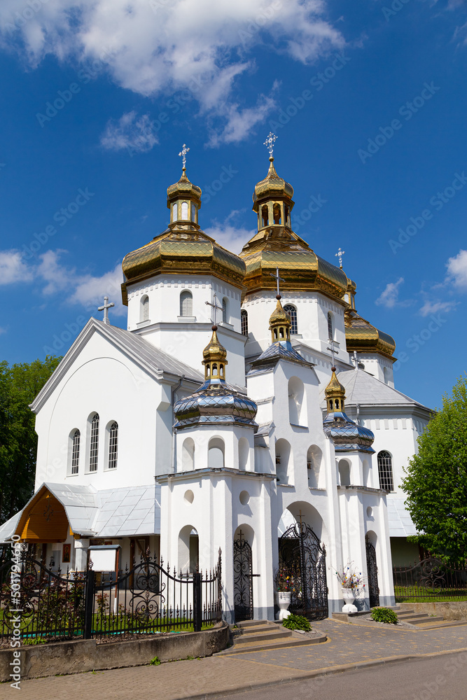 Orthodox Church of St. Nicholas outdoor. Busk city. Lviv region. Ukraine. Orthodox Church of St. Nicholas outdoor. Busk city. Lviv region. Ukraine.