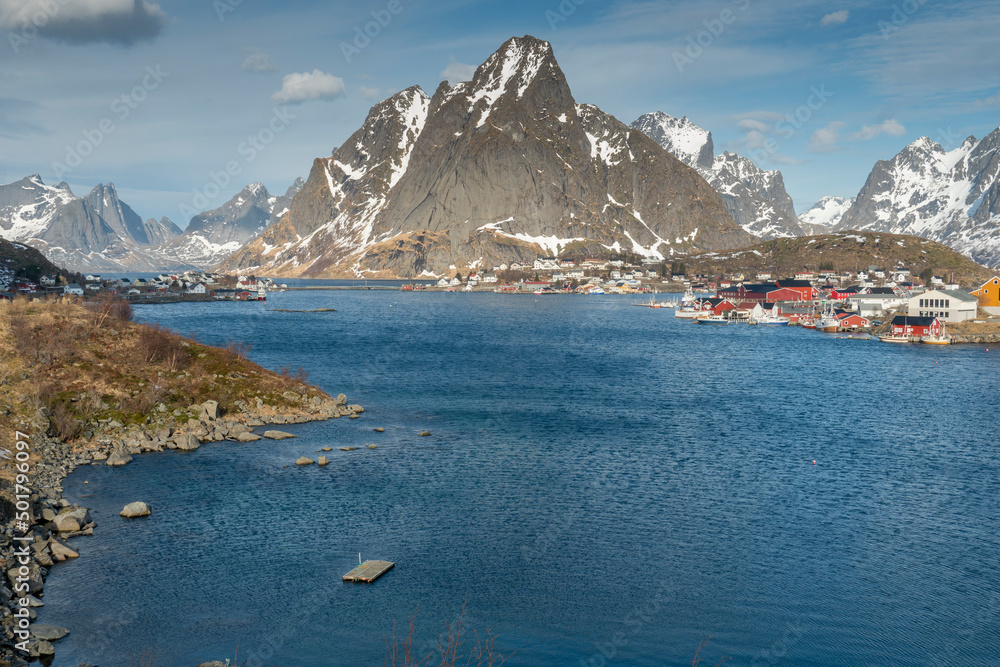 Reine in Leknes Moskenesoya island Lofoten archipelago Norway
