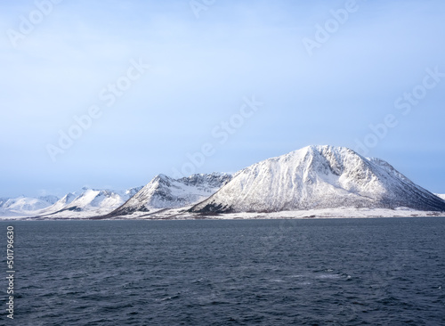 Breathtaking seascapes along the coast of the Vesterålen islands, Nordland, Norway