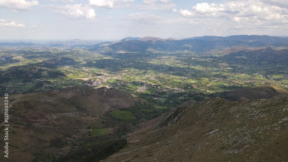 Paysage drone pays Basque France Paysage drone pays Basque France