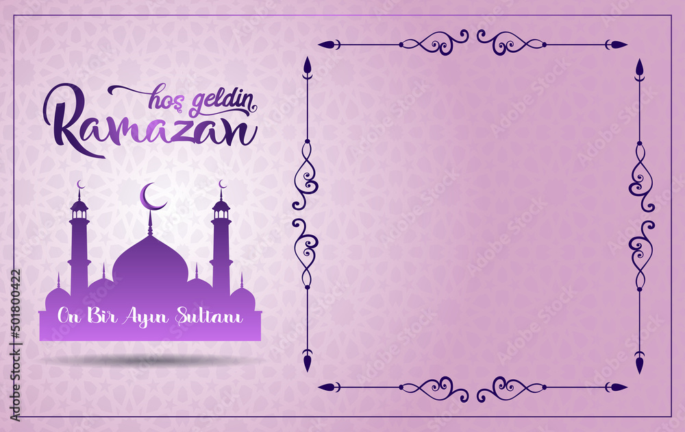 Ramazan on bir ayın sultanı.Translation: Ramadan Sultan of the eleven months. Ramazan on bir ayın sultanı.Translation: Ramadan Sultan of the eleven months.