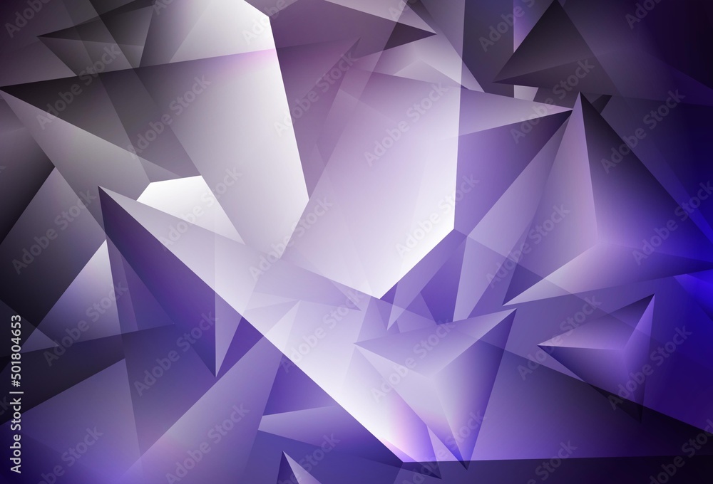 Dark Purple, Pink vector background with triangles. Dark Purple, Pink vector background with triangles.