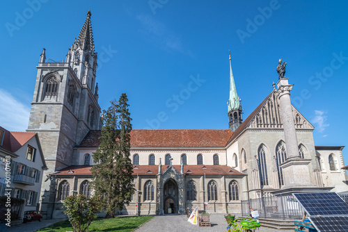 The catholic church cathedral Münster in Konstanz, Constance, Germany, Europe photo