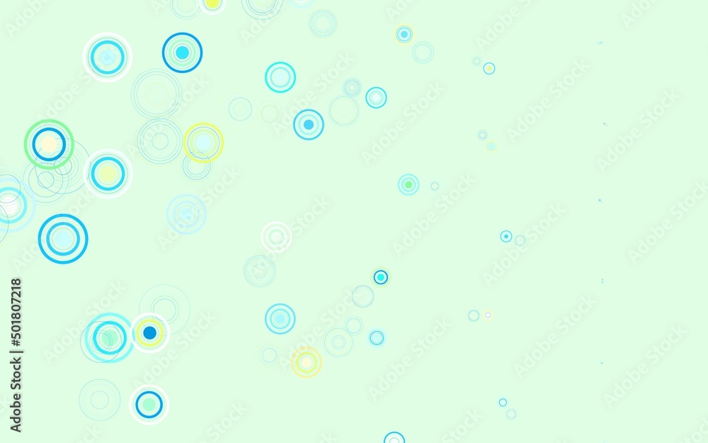 Light Blue, Yellow vector pattern with spheres. Light Blue, Yellow vector pattern with spheres.