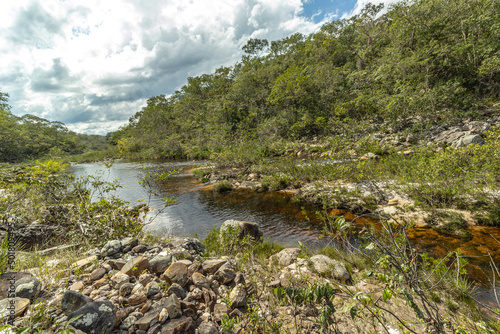 river in the city of S  o Gon  alo do Rio Preto  State of Minas Gerais  Brazil