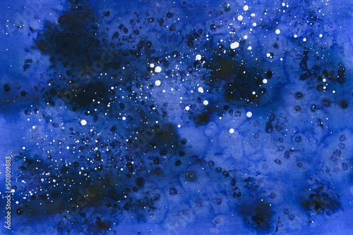 Abstract watercolor space background