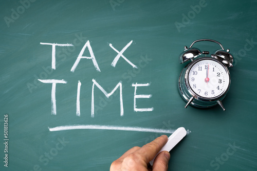 Alarmclock Tax Deadline Text