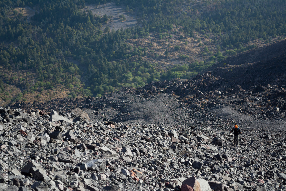 Obraz premium volcan de colima