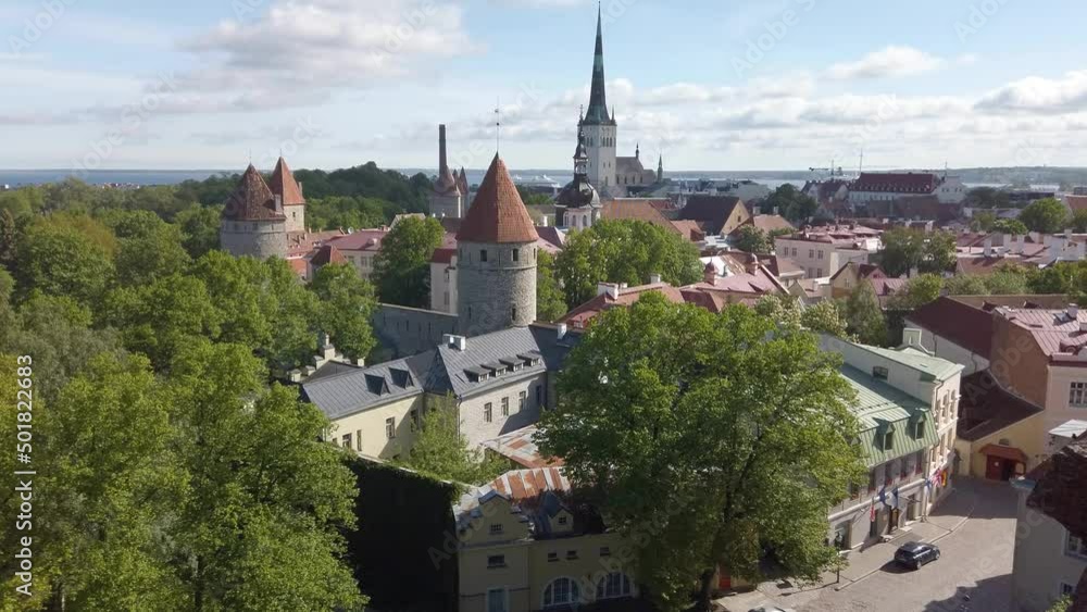 The skyline of Tallinn from Patkuli Viewing Platform The skyline of Tallinn from Patkuli Viewing Platform