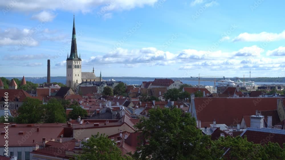 The skyline of Tallinn from Patkuli Viewing Platform The skyline of Tallinn from Patkuli Viewing Platform
