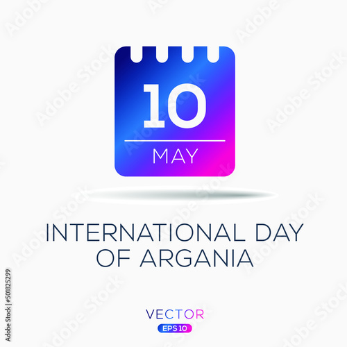 International Day of Argania, held on 10 May.	