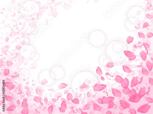 桜の花の背景素材