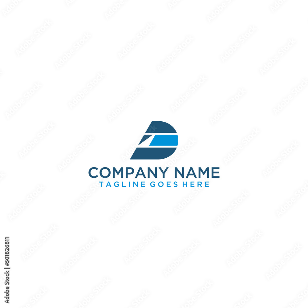 custom made wallpaper toronto digitalLetter DI Minimalist Concept Logo Template Vector, DI Logo Concept