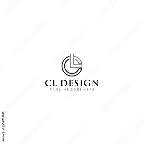 LC, CL logo sign design