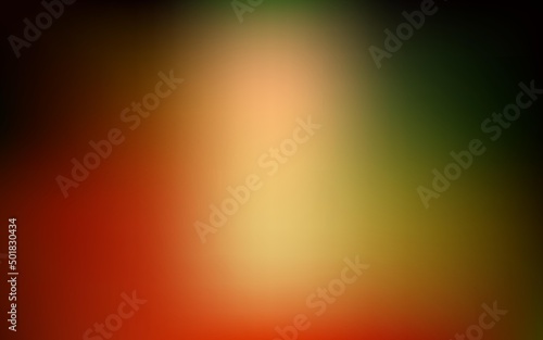 Dark orange vector abstract blur drawing.