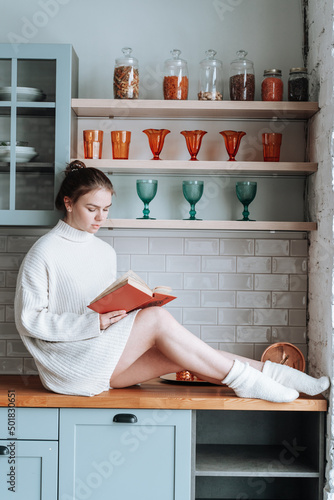 person in the kitchen