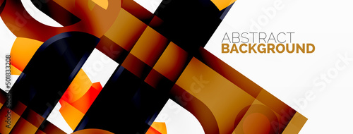 Color geometric stripes, lines abstract background. Minimal geometric template for wallpaper, banner, presentation