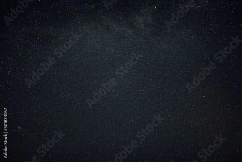 Fototapet sky in the night with stars planets and comets