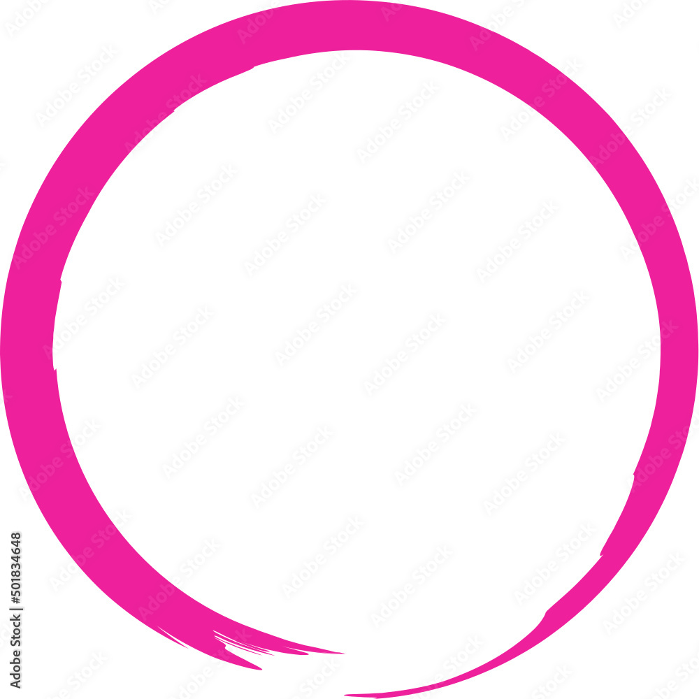 Circle pink frame with space Circle pink frame with space