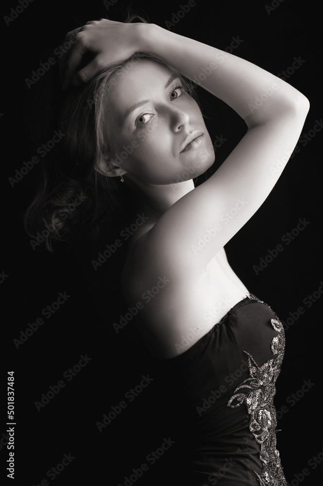 Naklejka premium Beautiful girl