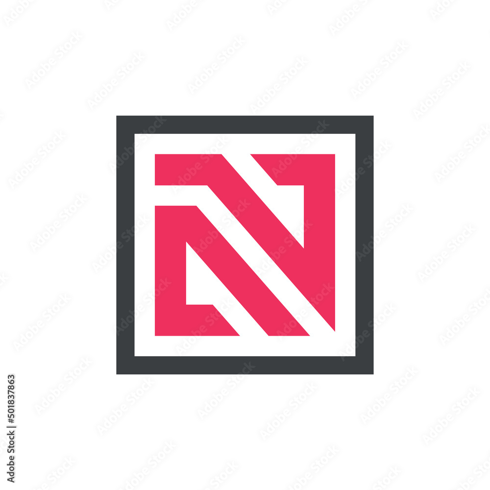 AV or VA letter initial logo, square shape typography logo, AV or VA letter initial logo, square shape typography logo,