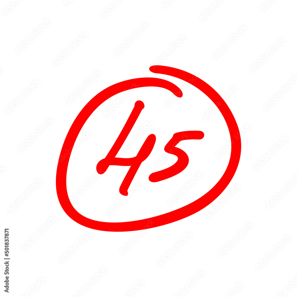 45 points illustration, forty five points final exam score 45 points illustration, forty five points final exam score