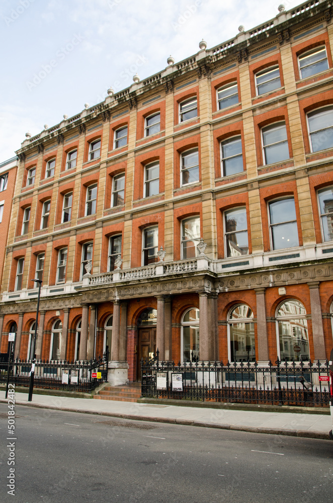 Royal Academy of Dramatic Art Studios on Chenies Street, Camden, London