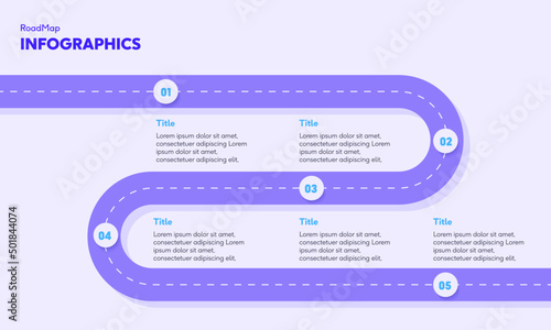 roadmap infographic template. timeline infographic vector template