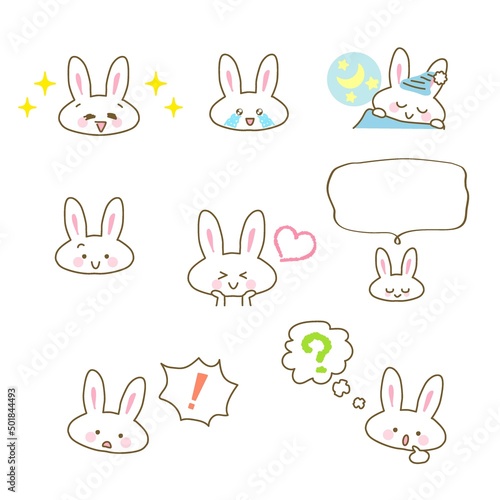うさぎ アドビストックのデザイン かべいろ Com おしゃれ壁紙リフォーム貼り替え オリジナルインクジェット壁紙