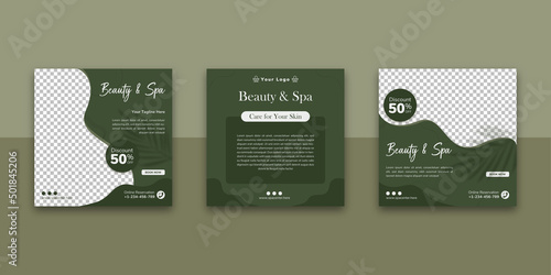 Beauty And Spa Social Media Post Template