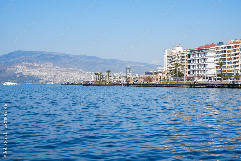 Embankment in Izmir, Turkey.