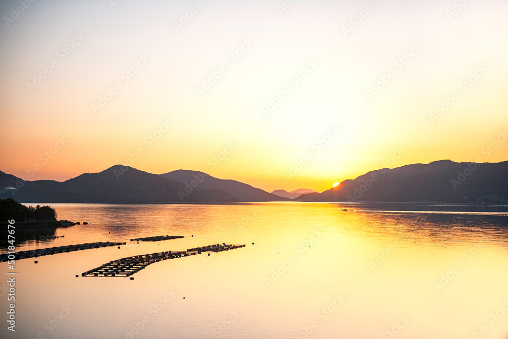 瀬戸内の夕陽 瀬戸内の夕陽