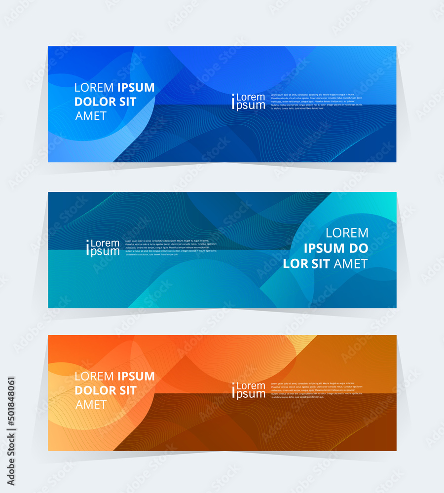 Geometric banner design with Vector presentation template. Geometric banner design with Vector presentation template.
