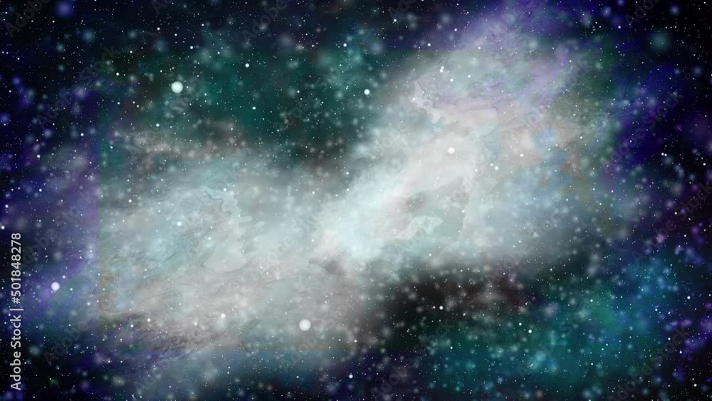 宇宙空間の煌びやかに光る幻想的な星雲 宇宙空間の煌びやかに光る幻想的な星雲