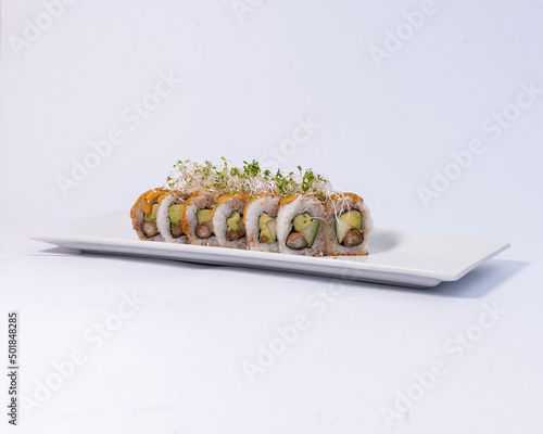 Fotografia stok sushi, makis. 