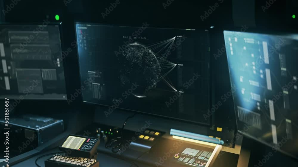 AI intelligence analysis software is examining the projection of the ...
