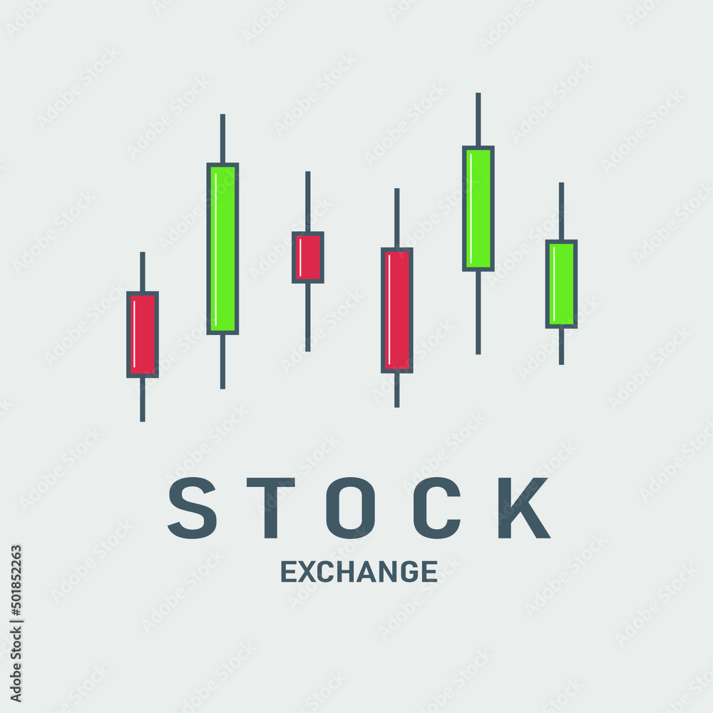 Stock market charts or Forex trading charts for business and finance ideas. report and investment on white background vector illustration Stock market charts or Forex trading charts for business and finance ideas. report and investment on white background vector illustration