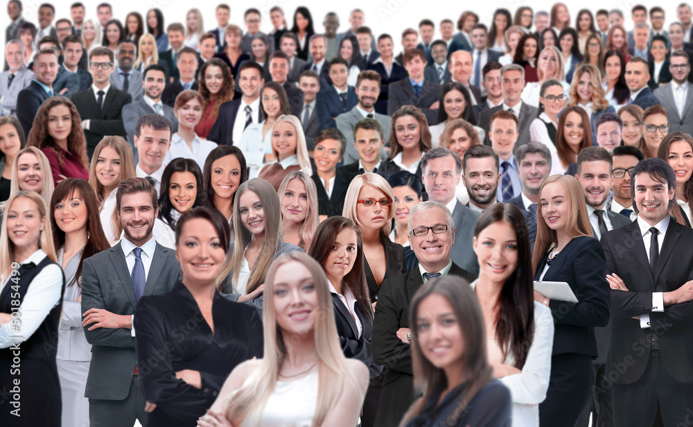 © ASDF - Collage of a large group of face