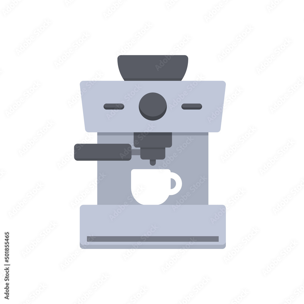 Coffee machine, icon, Vector, Illustration. Coffee machine, icon, Vector, Illustration.