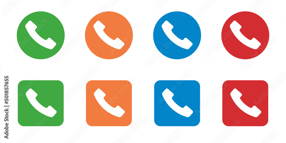 Pictograph of phone. Telephone receiver vector icon. Illustration style is a flat iconic colored. eps10 Pictograph of phone. Telephone receiver vector icon. Illustration style is a flat iconic colored. eps10