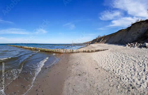 Baltic resort (Ostseebad) Nienhagen in the state of Mecklenburg Western Pomerania (Mecklenburg Vorpommern) Germany photo