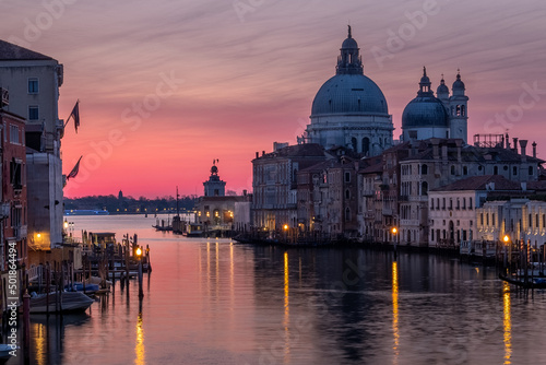 Venedig, Morgenstimmung, Grand Kanal, Santa Maria della Salute