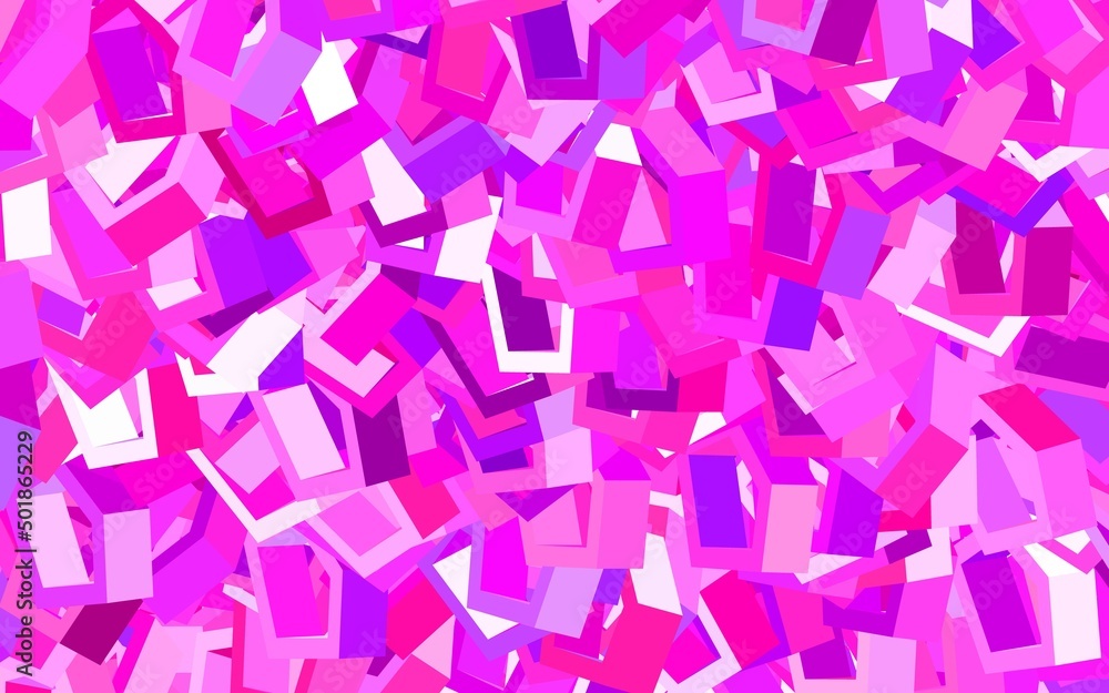 Light Pink vector layout with hexagonal shapes. Light Pink vector layout with hexagonal shapes.