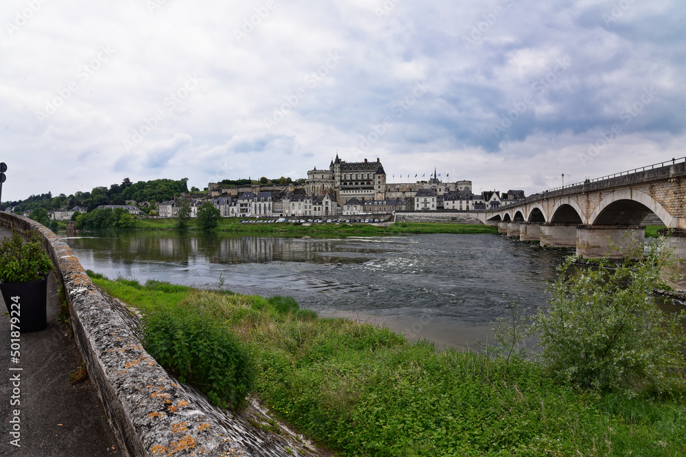 Fototapeta premium Frankreich - Amboise - Loire - Insel I'll d'or