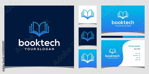 Book logo icon. digital book vector illustration